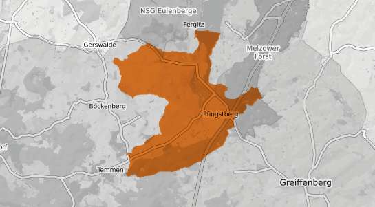 Mietspiegelkarte Flieth Stegelitz